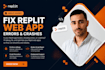 replit API supabase integration issues deploy replit app fix frontend backend