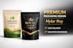design premium mylar bag packaging and food pouch design