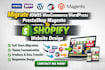 migrate ionos woocommerce wordpress prestashop magento to shopify website design