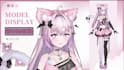 design 2d vtuber model, anime art, live 2d rigging vtuber for streaming
