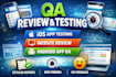 do qa user testing website review app testing ui ux testing ios android testing