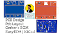 design pcb schematic and layout in easyeda or kicad