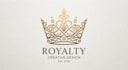 design a luxurious and elegant crown logo