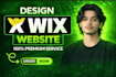 design wix website redesign or wix ecommerce website, full stack web development