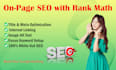 fix on page SEO issues and improve website ranking