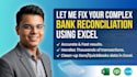 perform complex bank reconciliation using excel