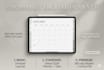 design a minimalist hyperlinked digital planner for goodnotes and ipad