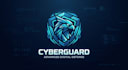 design a modern and secure cyber security logo