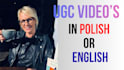 create ugc that attracts in polish or english language