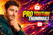 create eye catching youtube thumbnails and social media graphics
