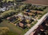develop 3d row housing,residential township design, townhouse exterior rendering