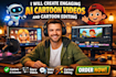 create engaging ai cartoon video creation and cartoon editing