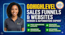 build gohighlevel sales funnel, ghl landing page, ghl website expert