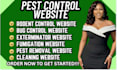 design pest control website exterminator website termite control site bug site