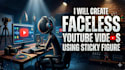 create 3d sticky figure storytelling videos for youtube
