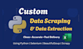 do python web scraping, data extraction and data mining