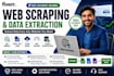 do python web scraping, data extraction and data mining