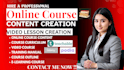 dev a full course outline, script, slide design package for udemy or teachable