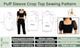 create easy to follow crop top sewing patterns with step by step instructions