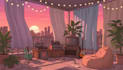 create lofi loop animation lofi 2d anime character lofi background animation