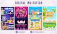 design personalized digital childrens invitations