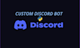 make custom discord bot with python