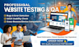 test your website and find bugs manually