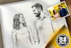 draw custom pencil sketch portrait from photo
