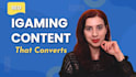 write SEO igaming articles that rank and convert
