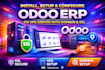 install, setup and configure odoo erp on vps server with domain and SSL