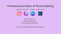 edit professional videos and social media content