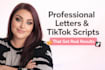 write a professional letter for any situation