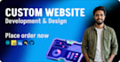build a premium website with tailwind CSS and typescript