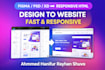 convert figma, xd, PSD to responsive HTML CSS website