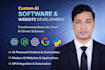 develop custom ai software and website with modern features