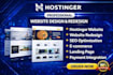 design hostinger website redesign wordpress website design hostinger website seo