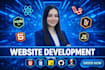 develop custom website as full stack website developer, website development
