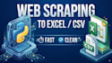 scrape amazon, ebay or any website to excel or CSV