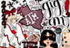design a custom college or graduation doodle collage poster