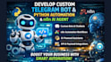 develop a custom telegram bot, python telegram bot n8n automation n8n ai agent