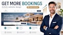 design airbnb website direct booking vacation rental property management website