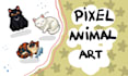 create cute pixel animal art for you