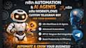 develop powerful python telegram bot, telegram chat bot for channel n8n ai agent