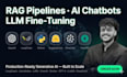 develop rag pipelines, ai chatbots, and finetune llms