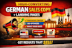 write high converting german sales copy and landing pages, sales funnel