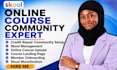 skool online community setup skool online course creation skool community setup