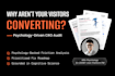 conduct a psychological cro and UX audit to find why your visitor not converting