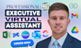 be your executive personal virtual assistant and administrative support