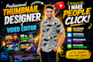 high CTR thumbnails pro video editing