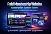 build paid membership pro memberpress wordpress subscription system website